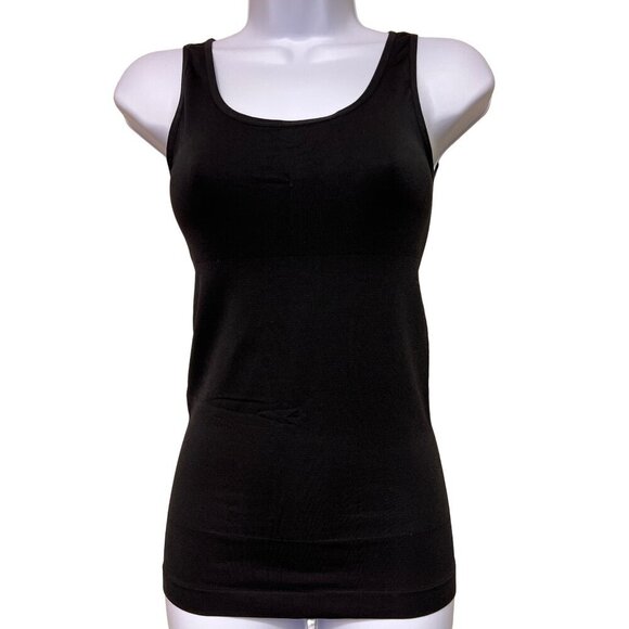 Yummie Solid Black Tank top Shaping Women's Size Small Medium - Picture 1 of 8